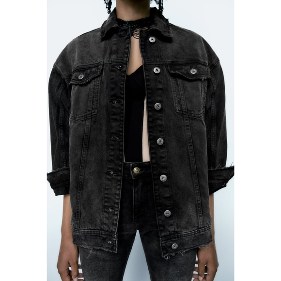Zara oversized denim jacket - Picture 3 of 15